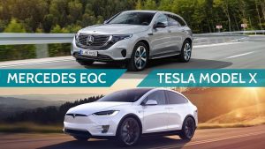 Model X vs. Mercedes-Benz EQC: SUVs de Lujo con Propulsión Eléctrica