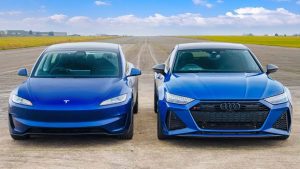 Model S vs. Audi RS7 Sportback: Sedanes Eléctricos de Alto Rendimiento
