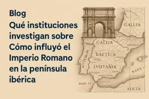 qué instituciones investigan sobre Cómo influyó el Imperio Romano en la península ibérica