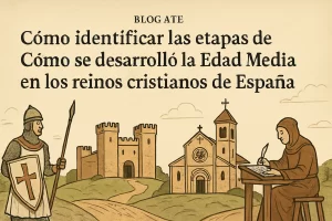 cómo identificar las etapas de Cómo se desarrolló la Edad Media en los reinos cristianos de España
