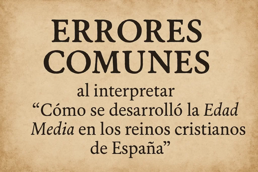 errores-comunes-al-interpretar-Como-se-desarrollo-la-Edad-Media-en-los-reinos-cristianos-de-Espana | Diario Digital XXI errores comunes al interpretar Cómo se desarrolló la Edad Media en los reinos cristianos de España