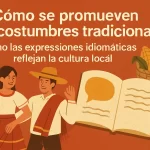 cómo se promueven las costumbres tradicionales en Cómo las expresiones idiomáticas reflejan la cultura local