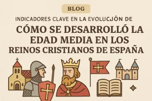 indicadores clave en la evolución de Cómo se desarrolló la Edad Media en los reinos cristianos de España