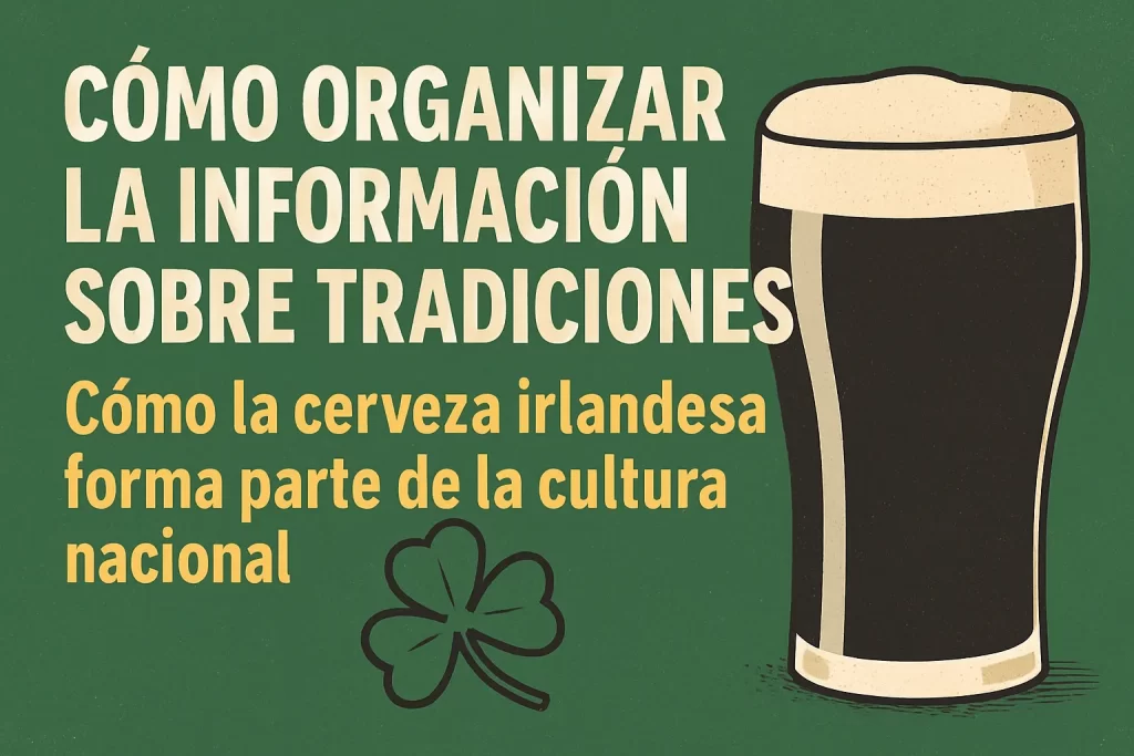 como-organizar-la-informacion-sobre-tradiciones-Como-la-cerveza-irlandesa-forma-parte-de-la-cultura-nacional | Diario Digital XXI cómo organizar la información sobre tradiciones Cómo la cerveza irlandesa forma parte de la cultura nacional