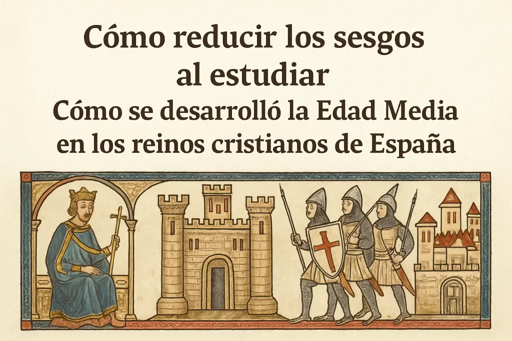 cómo reducir los sesgos al estudiar Cómo se desarrolló la Edad Media en los reinos cristianos de España