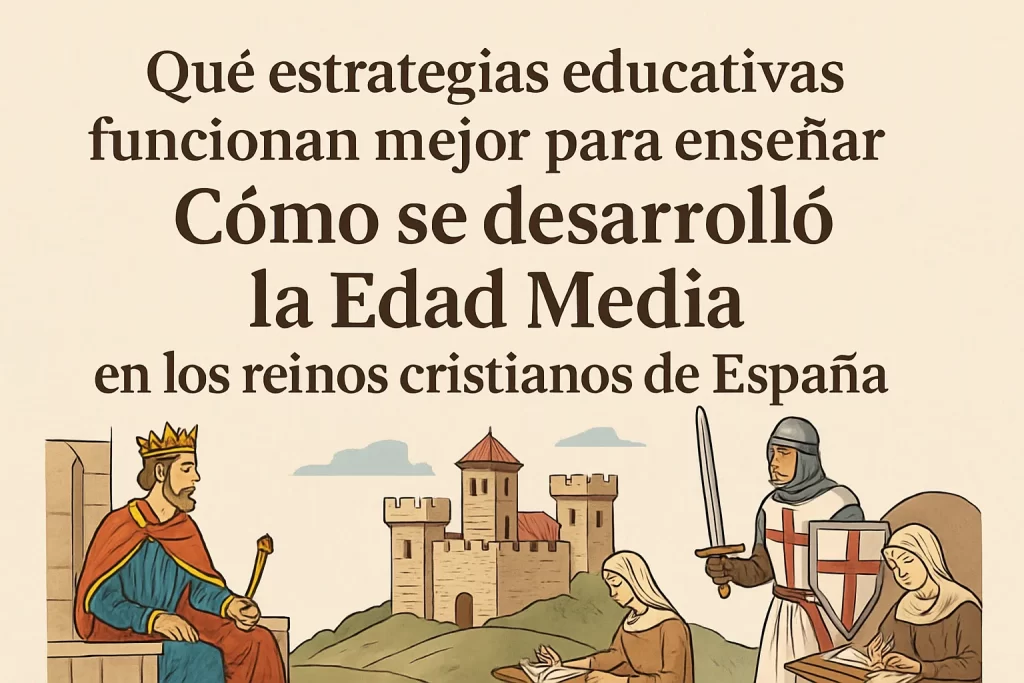 qué estrategias educativas funcionan mejor para enseñar Cómo se desarrolló la Edad Media en los reinos cristianos de España