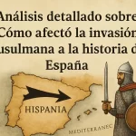 análisis detallado sobre Cómo afectó la invasión musulmana a la historia de España