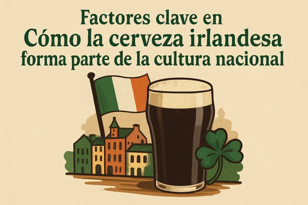 factores clave en Cómo la cerveza irlandesa forma parte de la cultura nacional