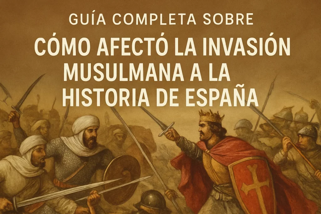 guía completa sobre Cómo afectó la invasión musulmana a la historia de España