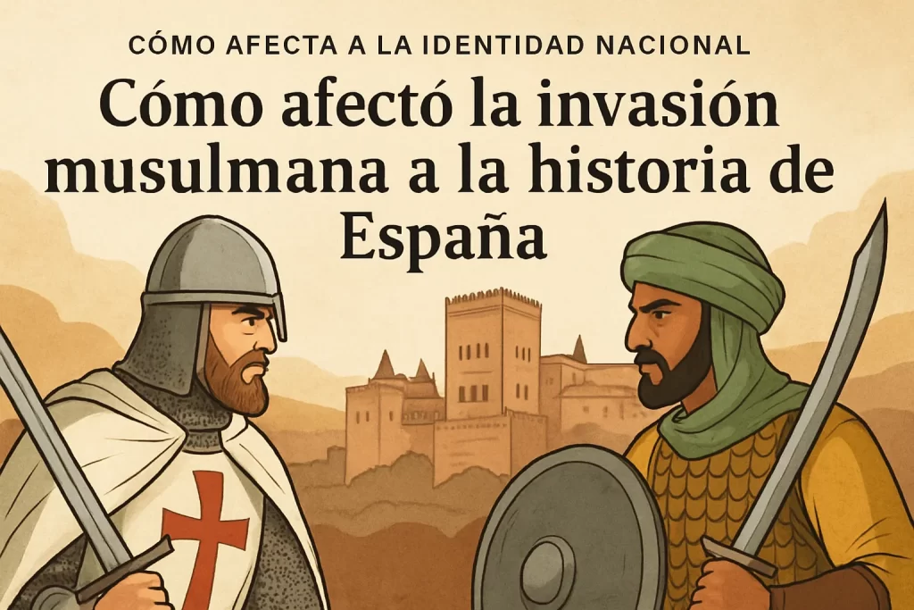 cómo afecta a la identidad nacional Cómo afectó la invasión musulmana a la historia de España
