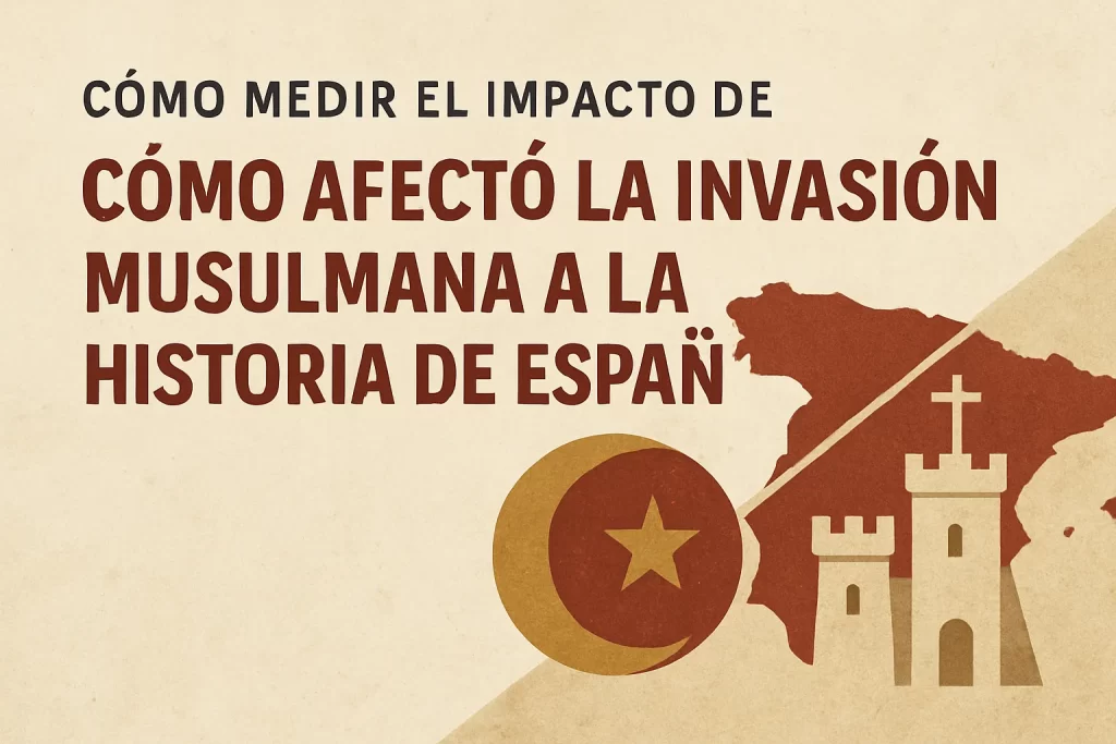 cómo medir el impacto de Cómo afectó la invasión musulmana a la historia de España