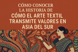 cómo conocer la historia de Cómo el arte textil transmite valores en Asia del Sur