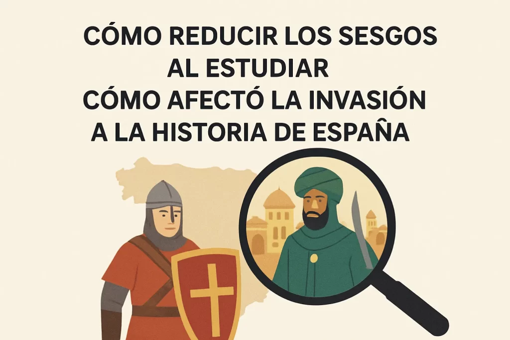 cómo reducir los sesgos al estudiar Cómo afectó la invasión musulmana a la historia de España