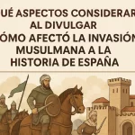 qué aspectos considerar al divulgar Cómo afectó la invasión musulmana a la historia de España