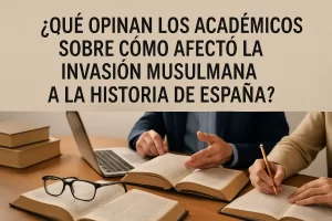 qué opinan los académicos sobre Cómo afectó la invasión musulmana a la historia de España