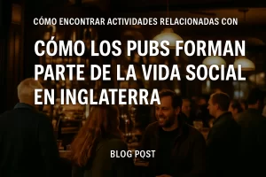 cómo encontrar actividades relacionadas con Cómo los pubs forman parte de la vida social en Inglaterra