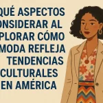 Qué aspectos considerar al explorar cómo la moda refleja tendencias culturales en América