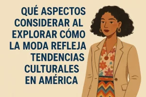 qué aspectos considerar al explorar Cómo la moda refleja tendencias culturales en América