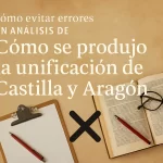 cómo evitar errores en el análisis de Cómo se produjo la unificación de Castilla y Aragón