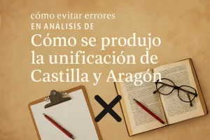 cómo evitar errores en el análisis de Cómo se produjo la unificación de Castilla y Aragón