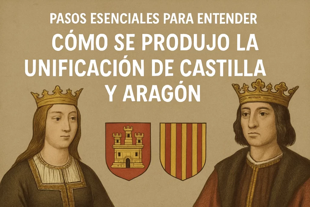 pasos esenciales para entender Cómo se produjo la unificación de Castilla y Aragón