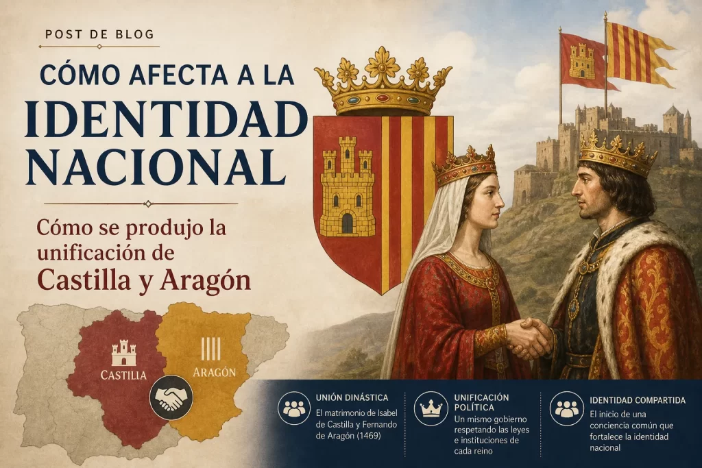cómo afecta a la identidad nacional Cómo se produjo la unificación de Castilla y Aragón