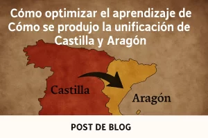cómo optimizar el aprendizaje de Cómo se produjo la unificación de Castilla y Aragón