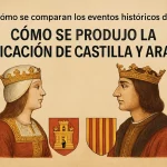 Cómo se comparan los eventos históricos en la unificación de Castilla y Aragón: análisis detallado