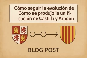 cómo seguir la evolución cronológica de Cómo se produjo la unificación de Castilla y Aragón