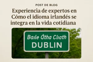 experiencia de expertos en Cómo el idioma irlandés se integra en la vida cotidiana