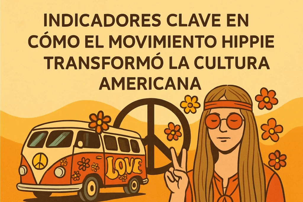 indicadores clave en Cómo el movimiento hippie transformó la cultura americana