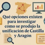 Qué opciones existen para investigar cómo se produjo la unificación de Castilla y Aragón