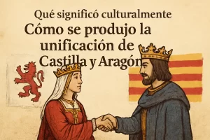 qué significó culturalmente Cómo se produjo la unificación de Castilla y Aragón