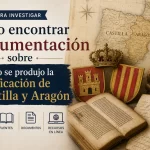 cómo encontrar documentación sobre Cómo se produjo la unificación de Castilla y Aragón