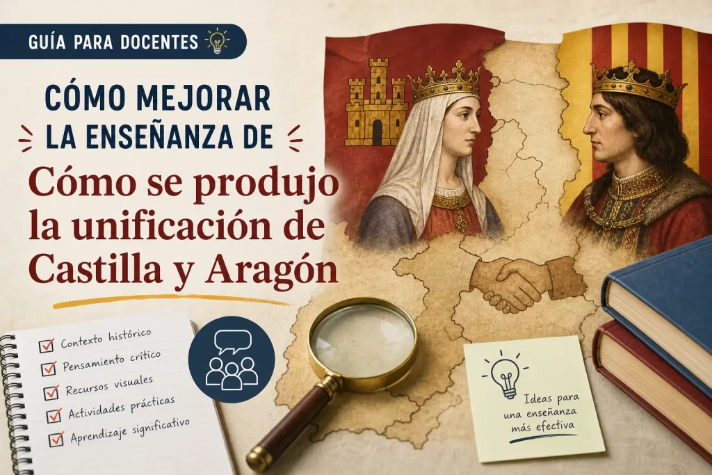 cómo mejorar la enseñanza de Cómo se produjo la unificación de Castilla y Aragón