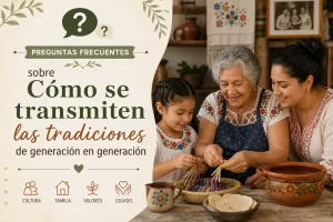 preguntas frecuentes sobre Cómo se transmiten las tradiciones de generación en generación