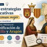 qué estrategias educativas funcionan mejor para enseñar Cómo se produjo la unificación de Castilla y Aragón
