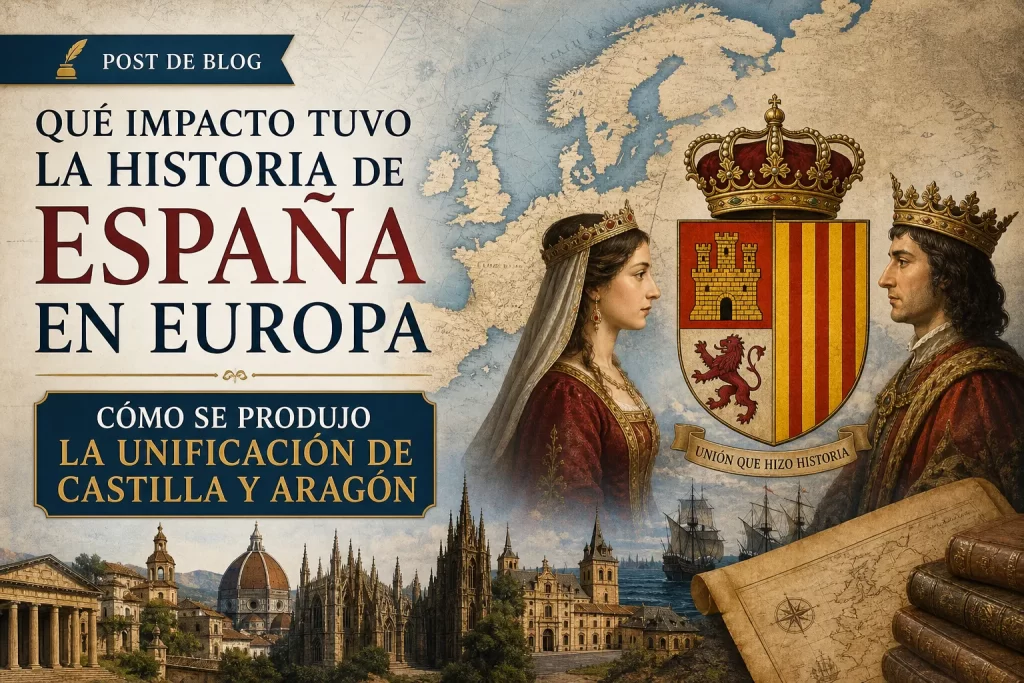 qué impacto tuvo la historia de España en Europa Cómo se produjo la unificación de Castilla y Aragón