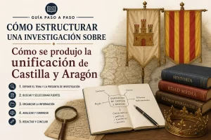 cómo estructurar una investigación sobre Cómo se produjo la unificación de Castilla y Aragón