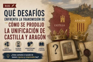 qué desafíos enfrenta la transmisión de Cómo se produjo la unificación de Castilla y Aragón