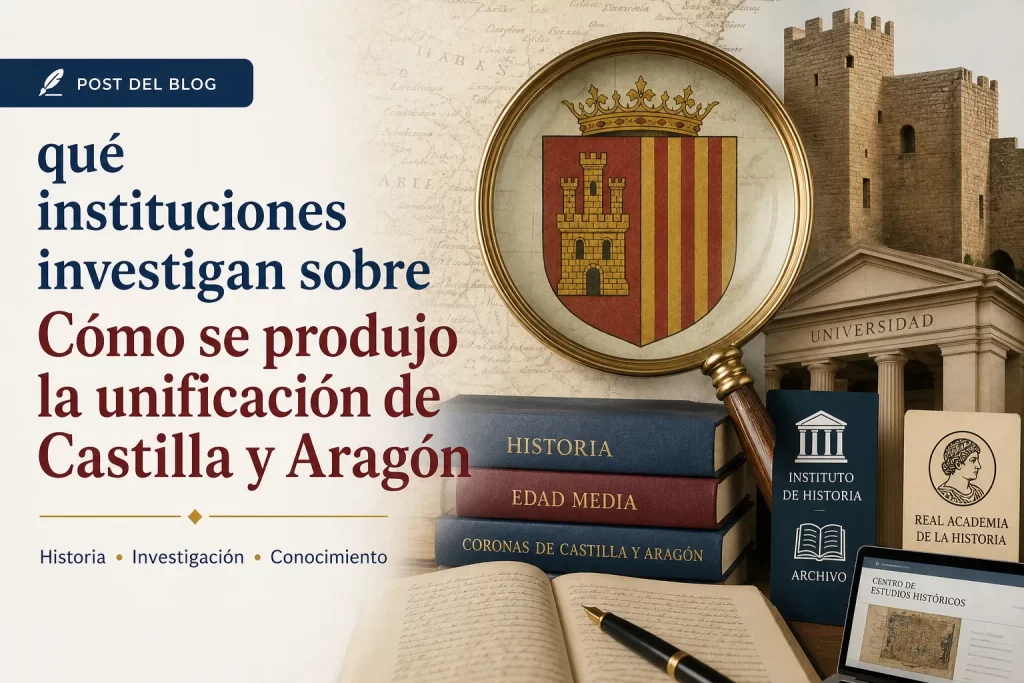 qué instituciones investigan sobre Cómo se produjo la unificación de Castilla y Aragón