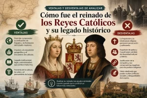 ventajas y desventajas de analizar Cómo fue el reinado de los Reyes Católicos y su legado histórico