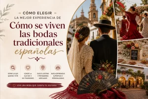 cómo elegir la mejor experiencia de Cómo se viven las bodas tradicionales españolas