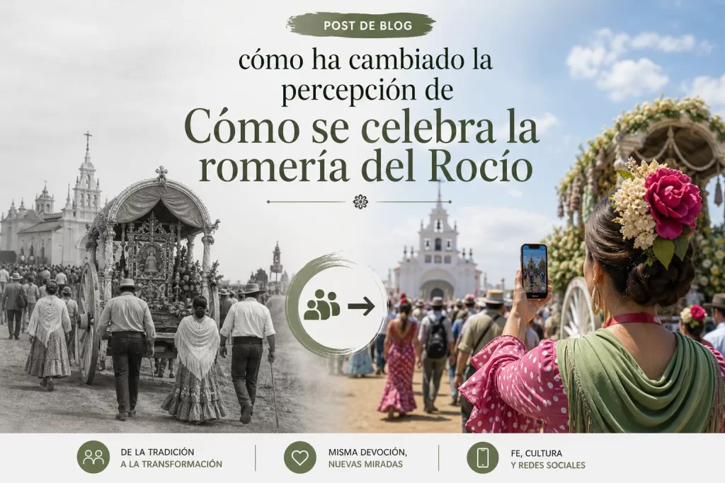 cómo ha cambiado la percepción de Cómo se celebra la romería del Rocío