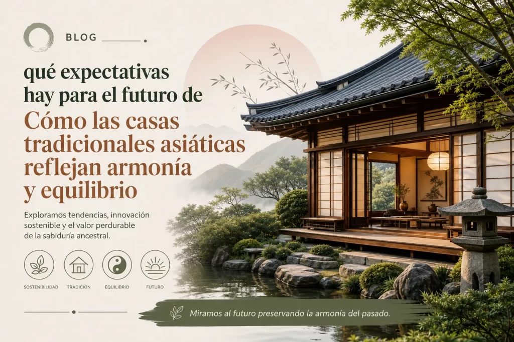 qué expectativas hay para el futuro de Cómo las casas tradicionales asiáticas reflejan armonía y equilibrio
