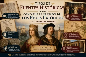 tipos de fuentes históricas sobre Cómo fue el reinado de los Reyes Católicos y su legado histórico